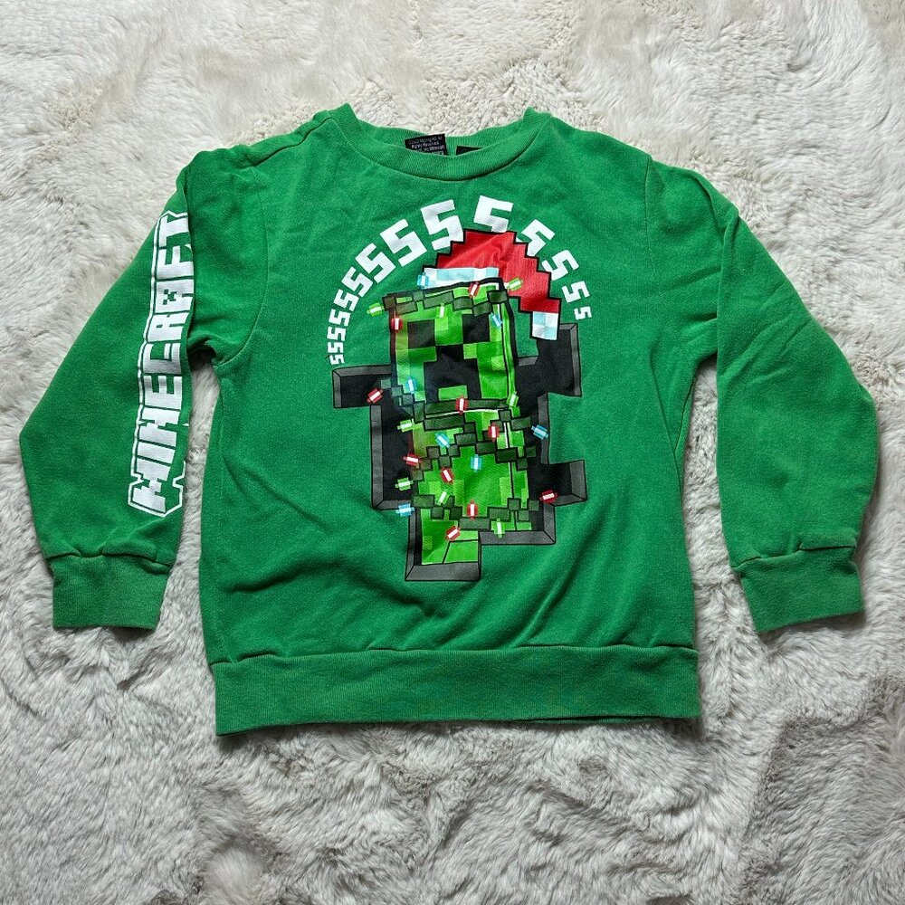 Boys Minecraft sweatshirt size S